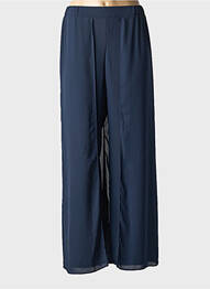 Pantalon drept talie elastică albastru GREGORY PAT femme