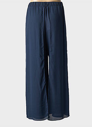 Pantalon drept talie elastică albastru GREGORY PAT femeie
