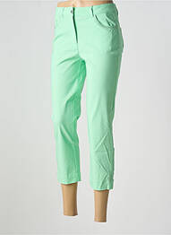 Pantalon trei sferturi buzunare verde DIANE LAURY femme
