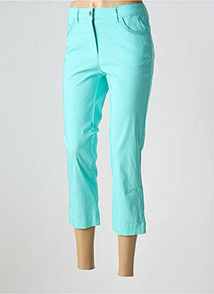 Pantalon trei sferturi buzunare albastru DIANE LAURY femeie