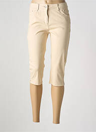 Pantalon trei sferturi buzunare bej DIANE LAURY femme