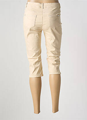 Pantalon trei sferturi buzunare bej DIANE LAURY femeie
