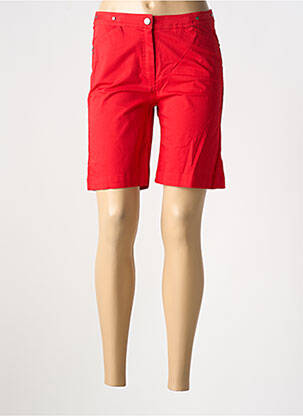 Bermudă roșu FELINO femeie