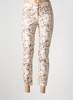 Pantalon slim buzunare bej BRANDTEX femeie