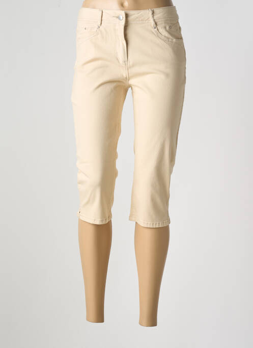 Pantalon trei sferturi buzunare bej DIANE LAURY femme