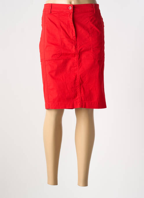 Fustă midi roșu BRANDTEX femeie