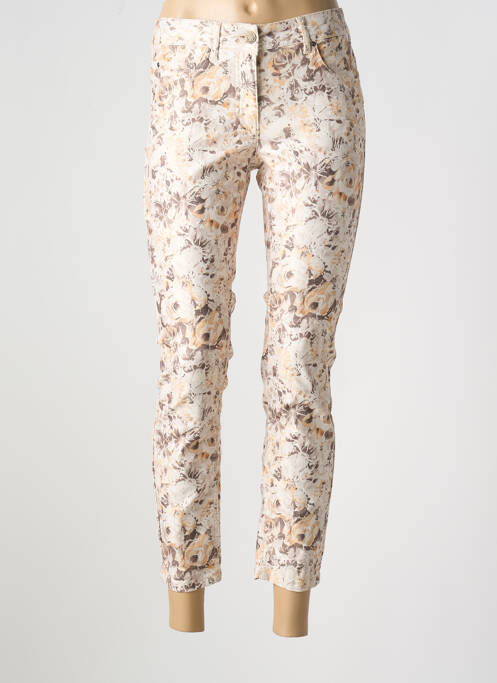 Pantalon slim bej BRANDTEX femeie