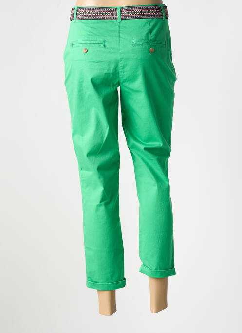 Pantalon trei sferturi verde JULIE GUERLANDE femeie