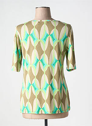 Tricou imprimeu fantezie mâneci scurte verde BETTY BARCLAY femeie
