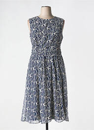 Rochie midi imprimeu fantezie fără mâneci albastru BETTY & CO femme