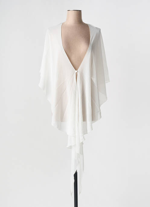 Poncho alb VERA MONT femeie