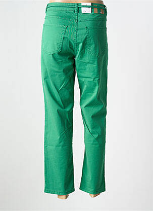 Pantalon drept elasticitate mărime normală verde PARA MI femeie