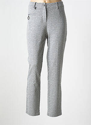 Pantalon slim elasticitate mărime normală gri ANNA MONTANA femeie