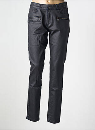 Pantalon slim elasticitate mărime normală negru PARA MI femeie