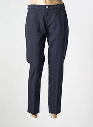 Pantalon chino țesătură poplin mărime normală albastru PARA MI femme