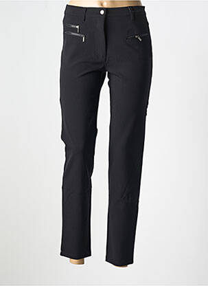 Pantalon slim țesătură poplin mărime normală negru BETTY BARCLAY femeie