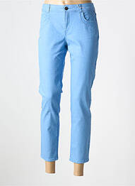Pantalon 7/8 elasticitate mărime normală albastru BETTY & CO femme