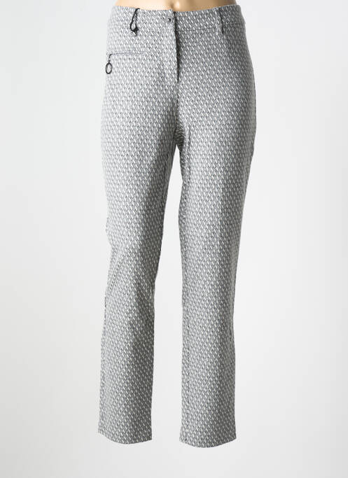 Pantalon slim gri ANNA MONTANA femeie