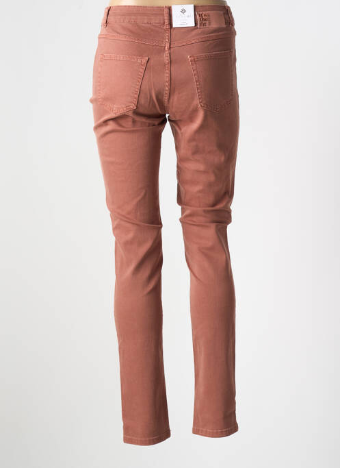 Blugi cu croială slim maro PARA MI femeie