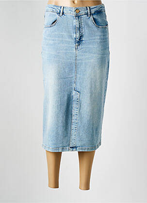 Fustă midi albastru PARA MI femeie