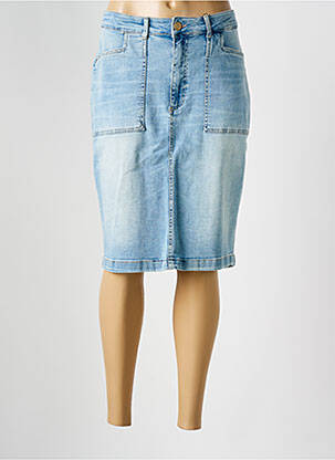 Fustă midi albastru PARA MI femeie