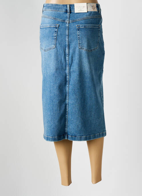Fustă midi albastru PARA MI femeie
