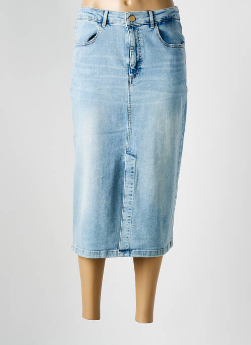 Fustă midi albastru PARA MI femeie