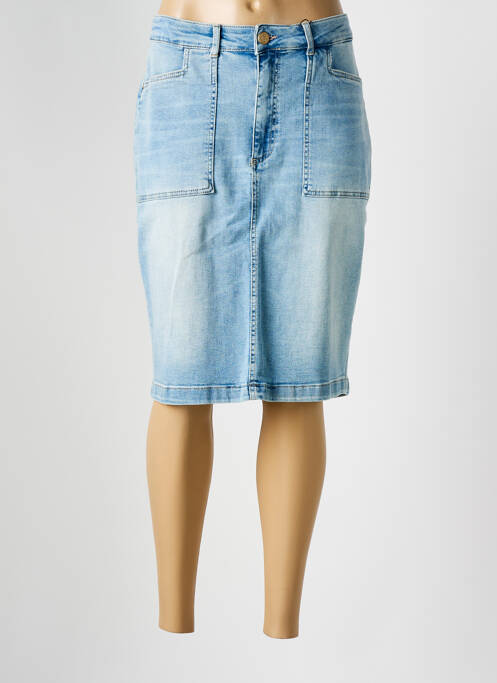 Fustă midi albastru PARA MI femeie