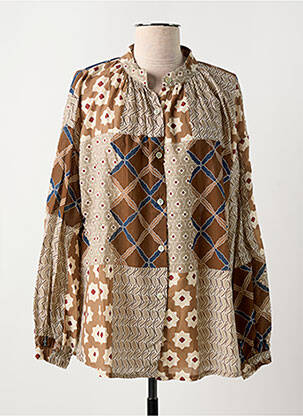 Cămașă maro JOHANNA PARIS femeie