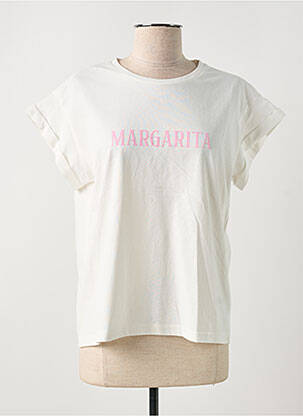 Tricou alb GRACE & MILA femeie