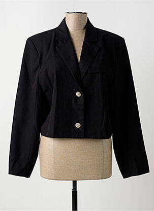 Jachete casual guler tip costum negru GRACE & MILA femeie