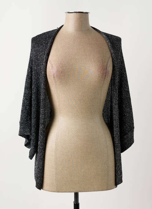 Vestă cu mâneci lungi negru ANGE femeie