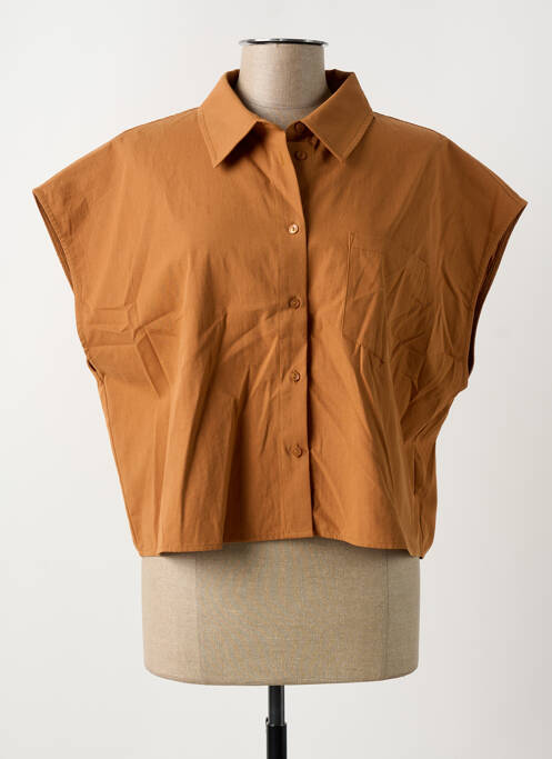 Cămașă maro GRACE & MILA femeie