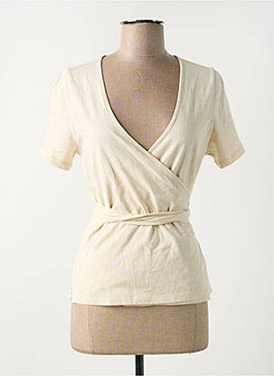 Cardigan petrecut bej LA PETITE ETOILE femeie