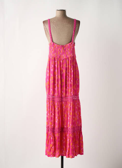 Rochie lungă roz CHICOSOLEIL femeie