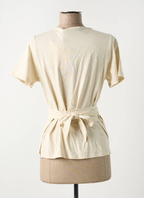 Cardigan petrecut bej LA PETITE ETOILE femeie