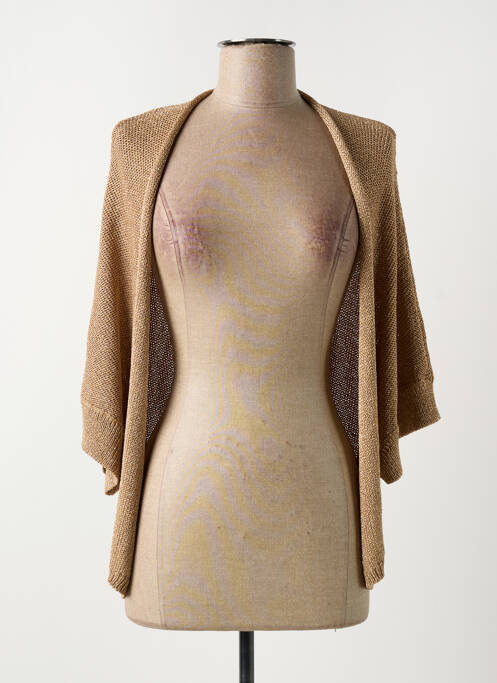 Vestă cu mâneci lungi maro AN' GE femeie