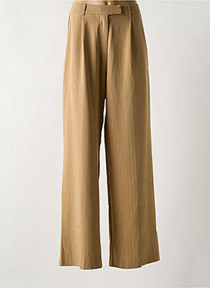Pantalon drept bej GRACE & MILA femeie