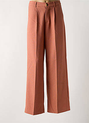 Pantalon drept maro GRACE & MILA femeie