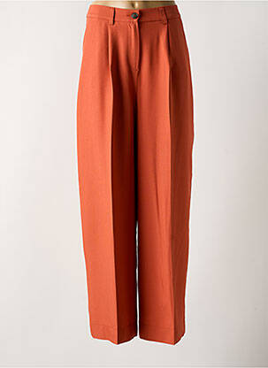 Pantalon drept portocaliu ANGE femeie