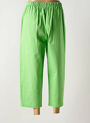Pantalon 7/8 talie elastică verde INTUITION femeie