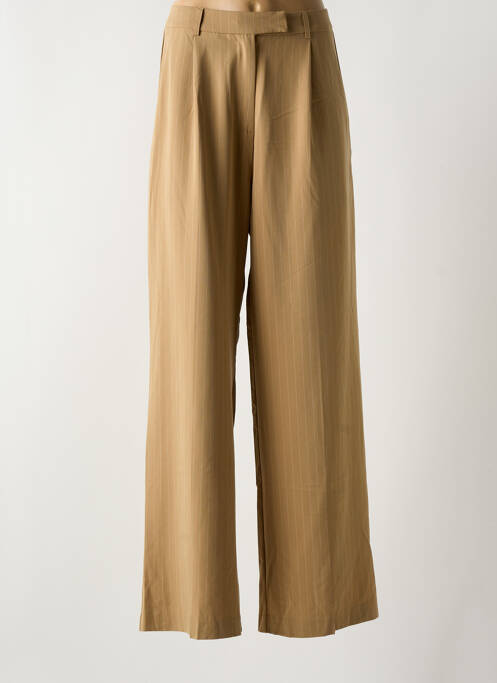 Pantalon drept bej GRACE & MILA femeie