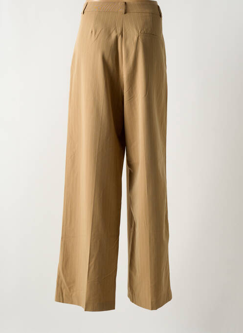 Pantalon drept bej GRACE & MILA femeie