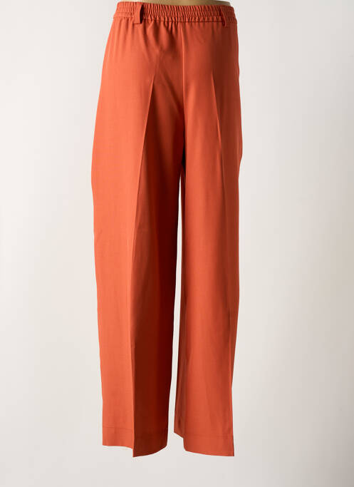 Pantalon drept portocaliu ANGE femeie