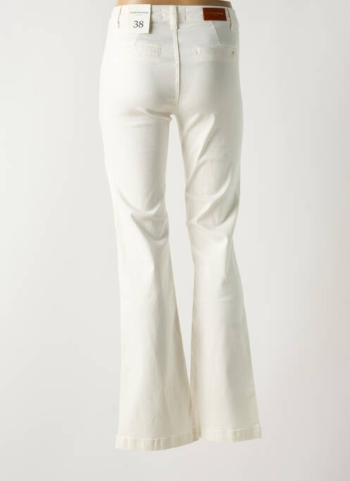 Pantalon evazat alb LA PETITE ETOILE femeie