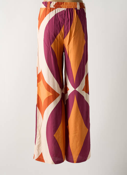 Pantalon larg violet ANGE femeie