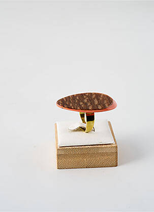Inel materiale metalice maro NATURE BIJOUX femeie