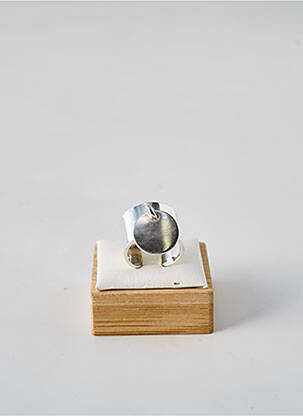 Inel materiale metalice argintiu SECRET DE CUIR femeie