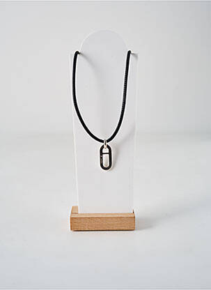 Colier negru SECRET DE CUIR unisex