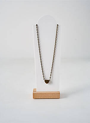 Colier materiale metalice maro IGUAN femeie